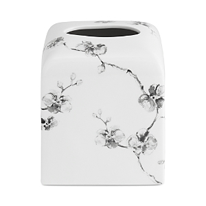 Michael Aram Orchid Porcelain Tissue Box Holder In White