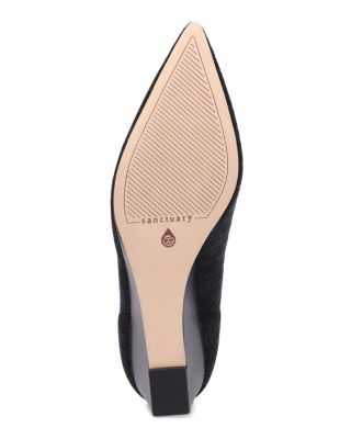 Women&#39;s Perky Pointed Toe Wedge Heel Pumps 