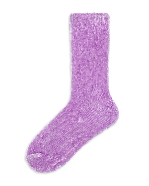 Hue Feather Cozy Socks In Lavender