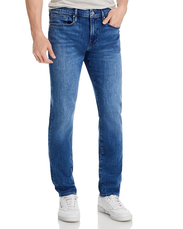 FRAME L'Homme Slim Fit Jeans in Crossing | Bloomingdale's