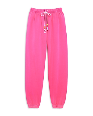 Katiejnyc Girls' Dylan Gummy Bear Sweatpants - Big Kid In Neon Pink