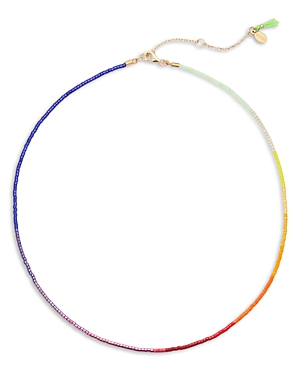 Shashi Sam Rainbow Beaded Necklace, 14