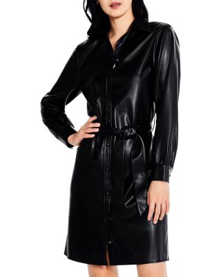 NIC+ZOE - Faux Leather Trench Dress