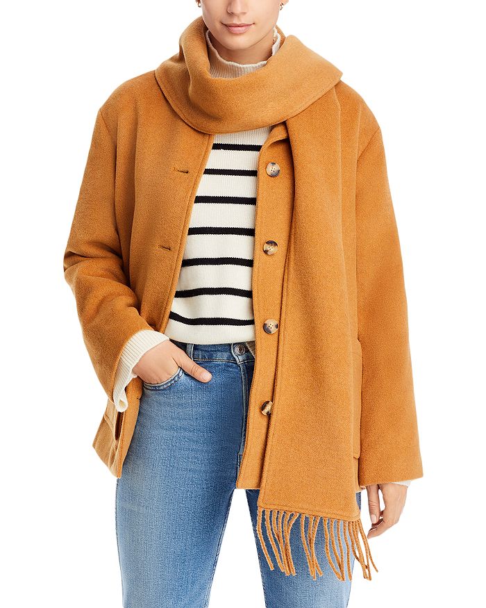 Aqua wool hotsell coat