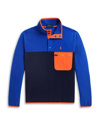 New Polo Ralph Lauren buy Color-Blocked Fleece Pullover