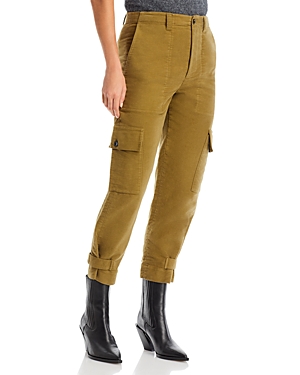 Proenza Schouler White Label Kay Straight Cropped Cargo Pants