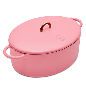 Great Jones The Dutchess 6.75-quart Enamel Cast Iron Dutch Oven With Lid In Pink