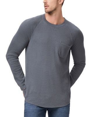 PAIGE - Abe Waffle Knit Long Raglan Sleeve Baseball Tee