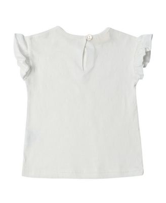 Unisex Cotton Edie Frill Sleeve Top - Baby, Little Kid, Big Kid