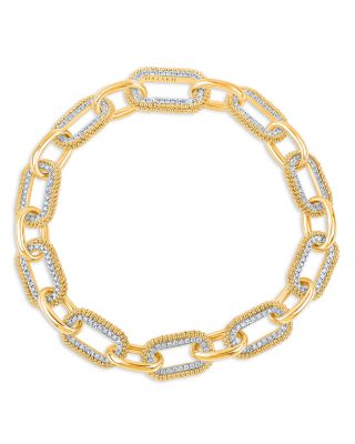 HARAKH - Diamond Link Bracelet in 18K Yellow Gold, 2.3 tcw