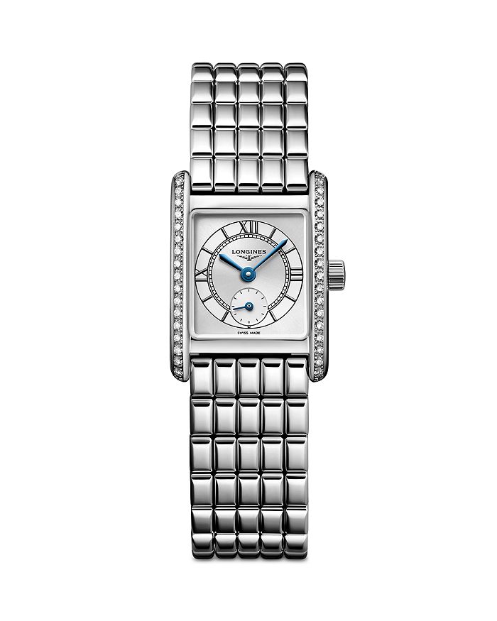 Longines Mini DolceVita Diamond Watch, 21.5mm x 29mm | Bloomingdale's