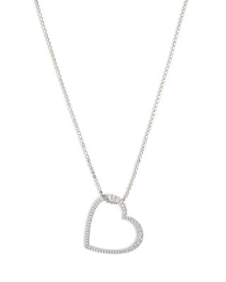 Nadri Pave Heart Pendant Necklace, 18-20
