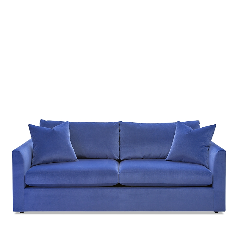 Massoud Lucas Two Cushion Sofa In Banks Cobalt