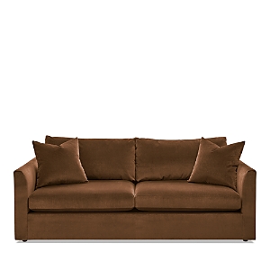 Massoud Lucas Two Cushion Sofa In Banks Cognac