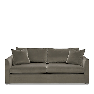 Massoud Lucas Two Cushion Sofa In Banks Mink