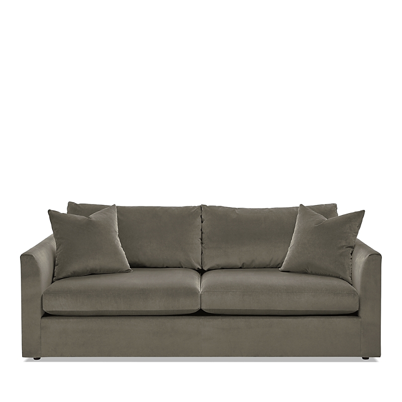 Massoud Lucas Two Cushion Sofa In Banks Mink