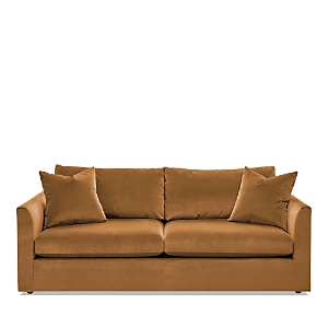 Massoud Lucas Two Cushion Sofa In Banks Nutmeg