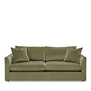 Massoud Lucas Two Cushion Sofa In Banks Olive