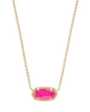 Photos - Pendant / Choker Necklace KENDRA SCOTT Elisa Pendant Necklace in 14K Gold Plated, 15 N5067GLD 