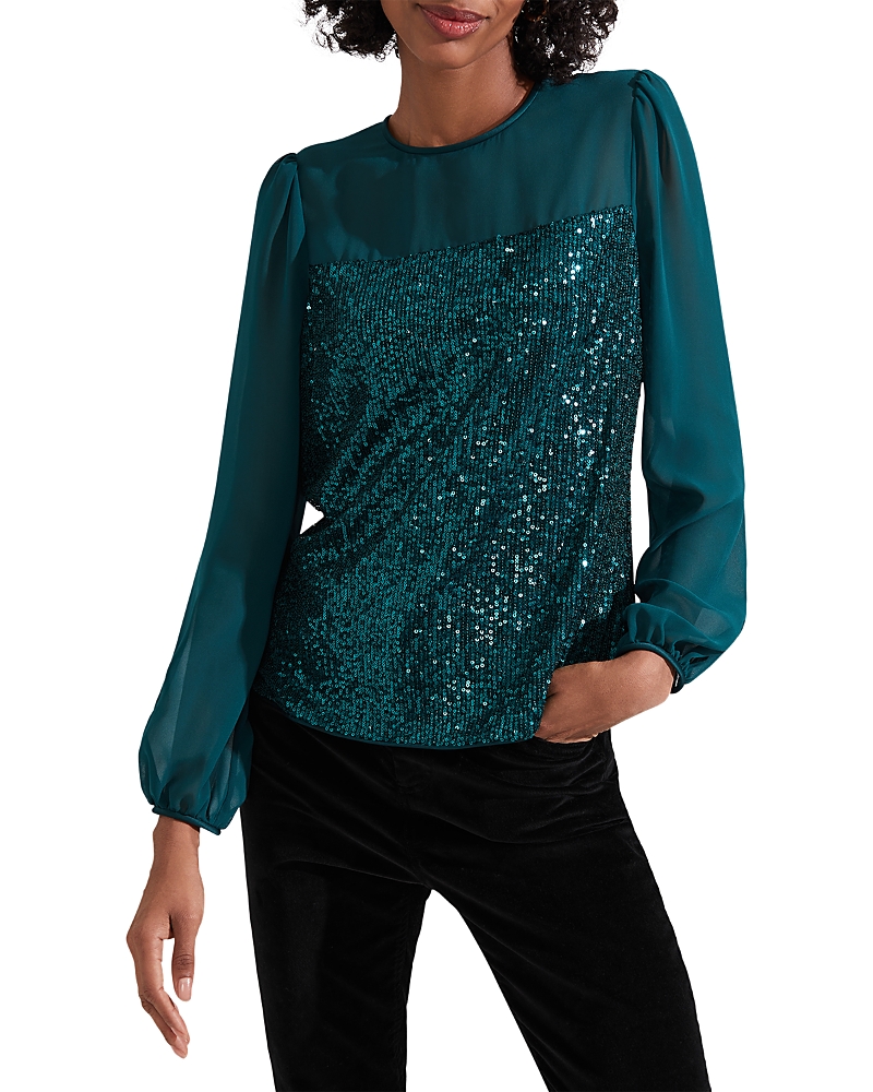 Hobbs London Zariah Sequin Top