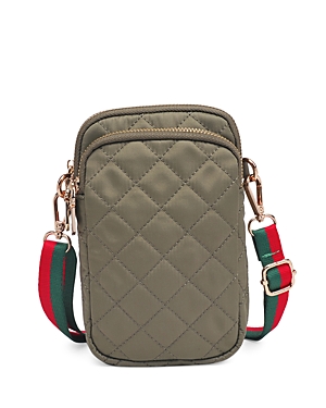 Sol & Selene Divide & Conquer Quilted Crossbody In Gray