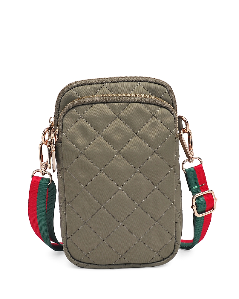 Sol & Selene Divide & Conquer Quilted Crossbody In Sage