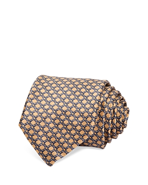 The Men's Store At Bloomingdale's Chain Link Silk Classic Tie - 100% Exclusive In Gold