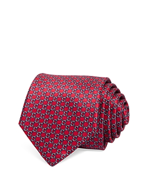 The Men's Store At Bloomingdale's Chain Link Silk Classic Tie - 100% Exclusive In Red