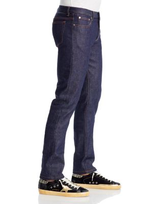 Petit Standard Straight Slim Fit Jeans in Indigo Stretch