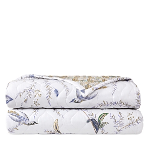 Yves Delorme Grimani Coverlet, Full/queen In Marine