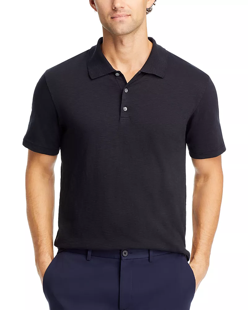 Theory Bron Polo in Cosmos Slub Cotton