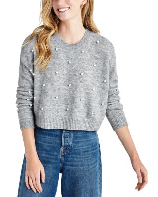 Splendid - Faux Pearl Embellished Sweater