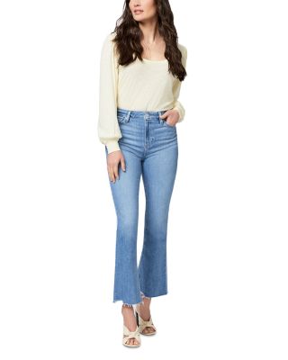 Claudine High Rise Ankle Flare Jeans in Darling Hem