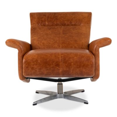 Harlowe Leather Swivel Recliner