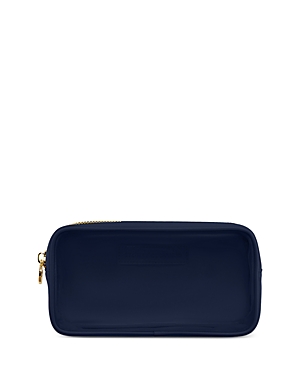 Stoney Clover Lane Clear Front Small Zip Pouch In Sapphire