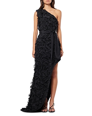 Marcia Ruffled One Shoulder Gown