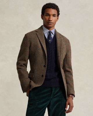 Polo Ralph Lauren Polo Soft Plaid Wool Tweed Sport Coat