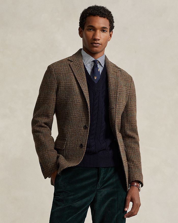 Polo Ralph Lauren Polo Soft Plaid Wool Tweed Sport Coat | Bloomingdale's
