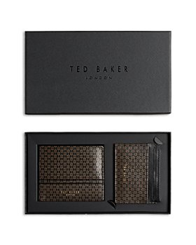 Ted Baker - MXG-PRIAMON Printed Leather Wallet and Cardholder Set