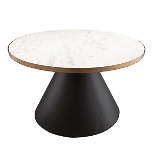 Shop Tov Furniture Richard Marble Coffee Table In White