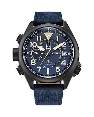 Shop Citizen Eco-drive Promaster Land Navy Watch, 47mm In Blue