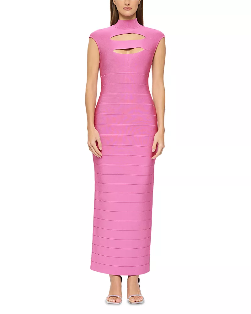 Herve Leger Cutout Bandage Gown