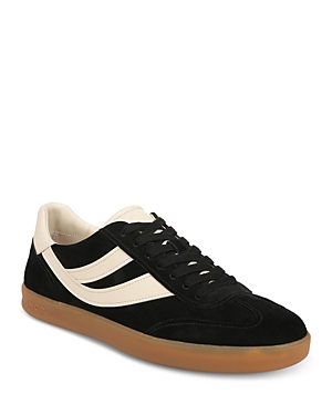 Vince Men's Oasis Leather Low-top Sneakers In Black