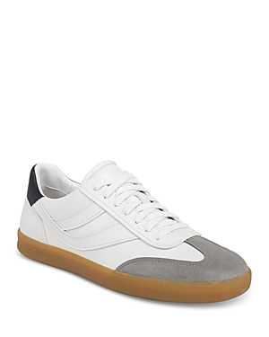 Shop Vince Men's Oasis-m Lace Up Sneakers In Chalk White