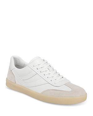 Vince Men's Oasis-m Leather Low-top Sneakers In Chalk/horchata
