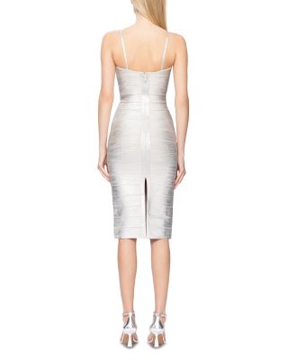 Strappy Sweetheart Neck Bandage Dress