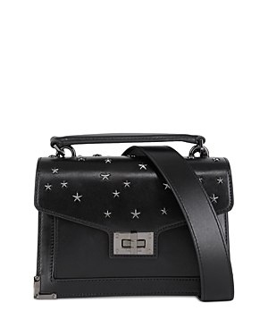 The Kooples Emily Leather Handbag In Black