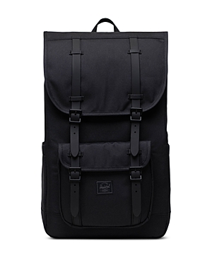 Shop Herschel Supply Co Little America Backpack In Black Tonal
