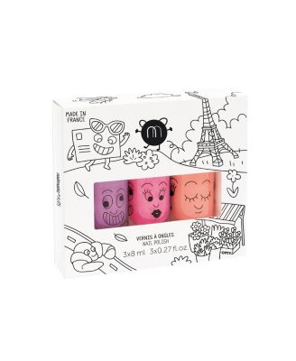 nail polishes set Paris 3-10 - Ages 5-7