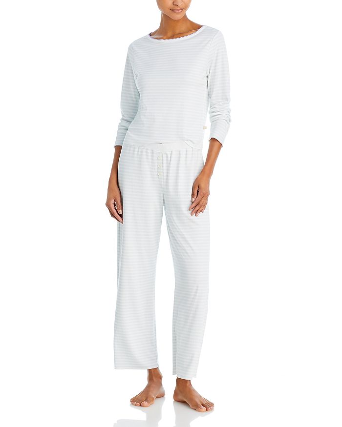 Cozyland Ellie Striped Cotton Pajama Set | Bloomingdale's